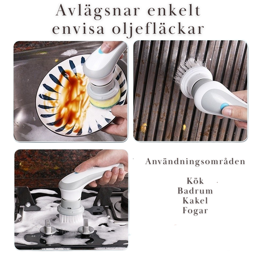 Elektrisk Rengöringsborste, kök och badrum
