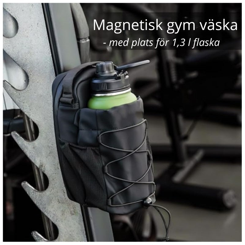 Magnetisk Gymväska för Vattenflaska – Slipp Smutsiga Gymgolv
