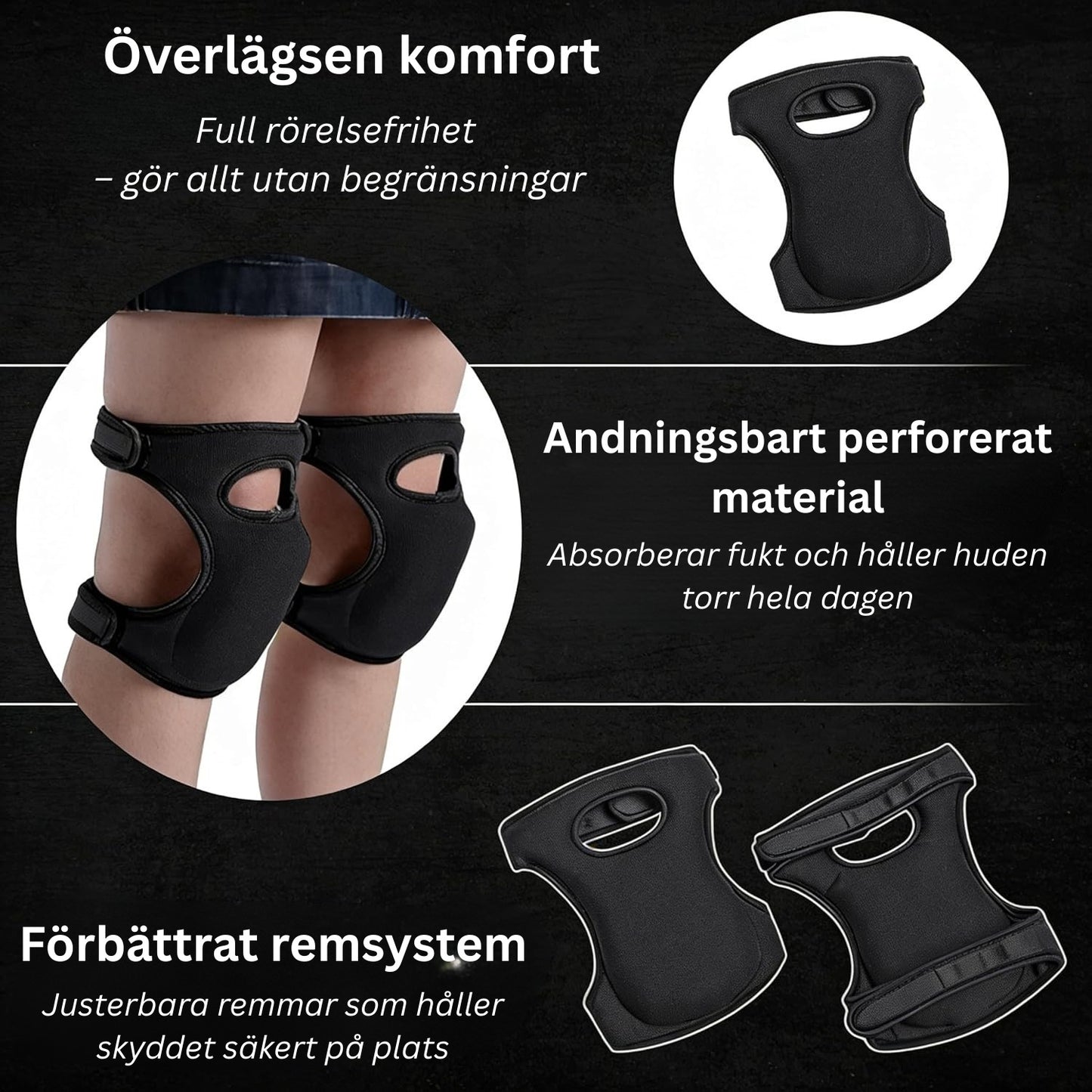 Ergonomiska Knäskydd för Trädgårdsarbete
