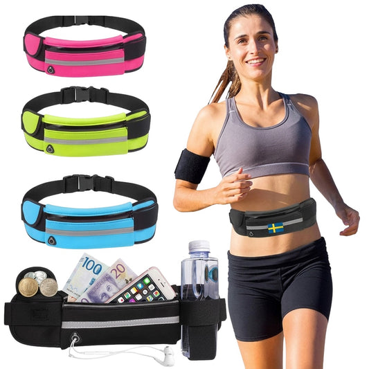 ActiveFlex™ Sportbälte med Flaskhållare & Mobilfack