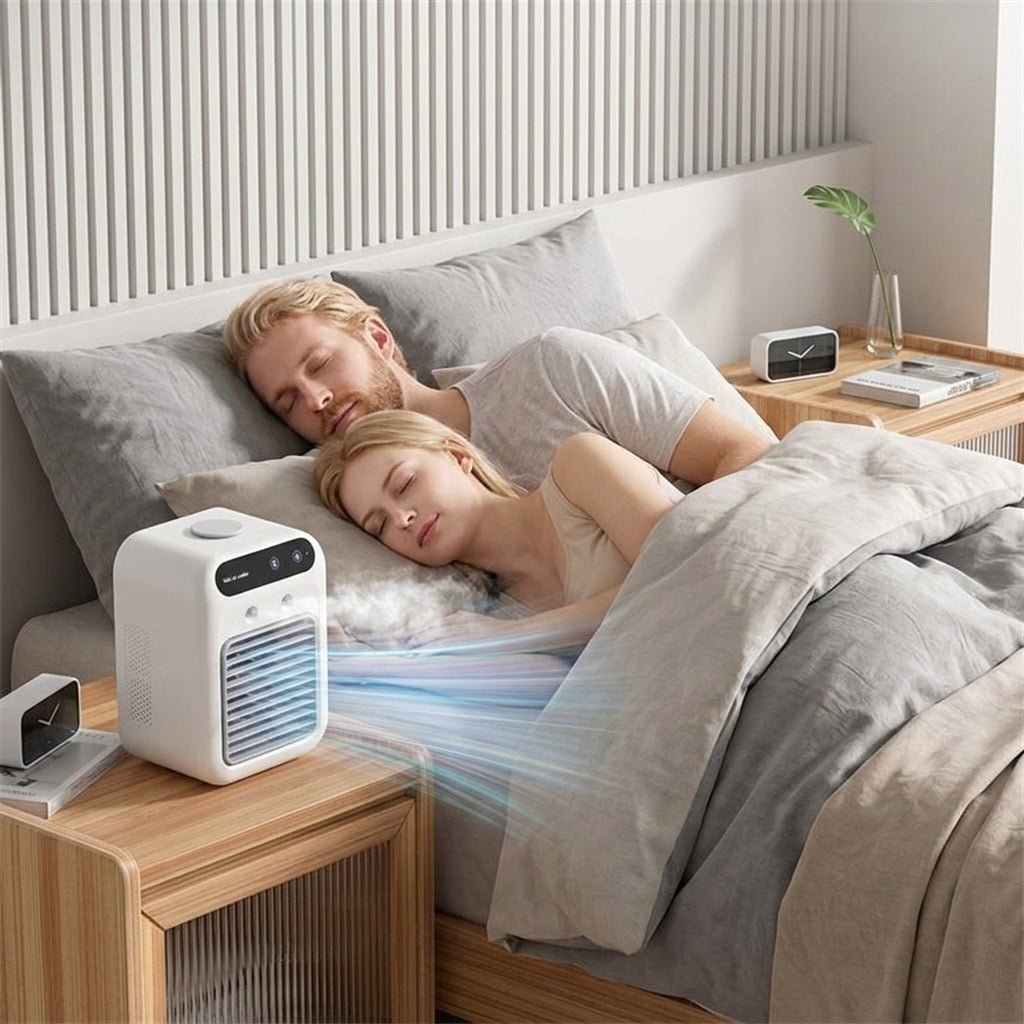 Mini Air Cooler™ – Portabel luftkylare med vattenkylning för hem, kontor & bil